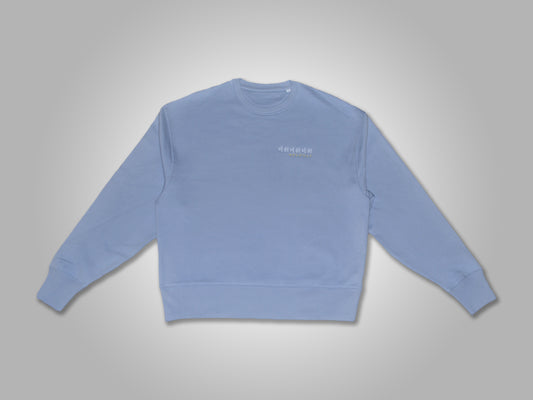 Psychedelic sweatshirt baby blue