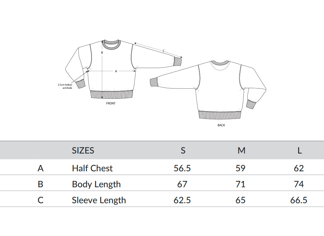 Psychedelic sweatshirt baby blue